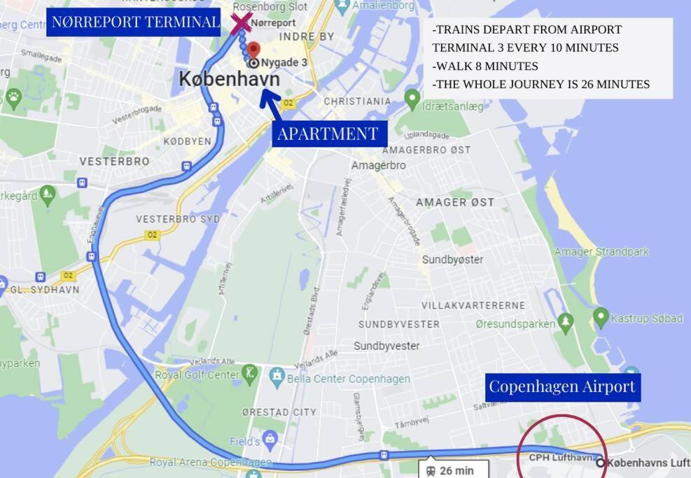Penthouse-nordic-citycenter-balcony Appartamento Copenaghen